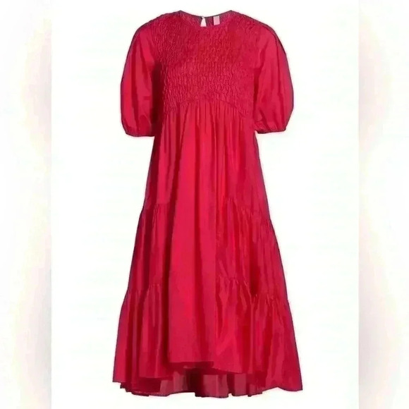 Merlette Vallarta Tiered Ruffle Dress - Picture 1 of 9